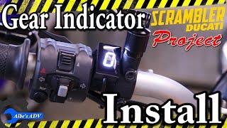 Ducati Scrambler gear shift indicator - Ducati Scrambler Project Ep 16