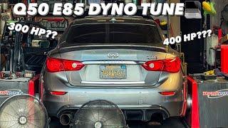 DYNO TUNING MY INFINITI Q50 ON E85!!! *FAST*