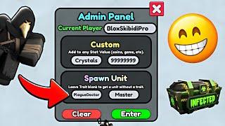 OPENING 700+ NEW INFECTED CRYSTALS CRATE for Cosmic  Plague Doctor in Skibidi Tower Defense