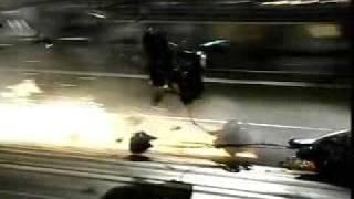 Bruce Allen crash at NHRA Dallas race