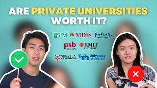 Are Private Universities in Singapore Worth It? - SIM, KAPLAN, MDIS, PSB, RMIT, UOL, UB, MURDOCH