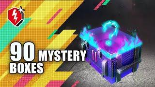 PART 2: OPENING 90 MYSTERY BOXES | World of Tanks Blitz