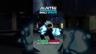 NEW SMALL UPDATE JJS!#jujutsushenanigans #roblox #foryou #shenanigans #jjk #jjs #anime #todo #choso