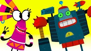 Adventures of QUMI-QUMI - The Robot (4k) part 1 | Cartoons for Kids