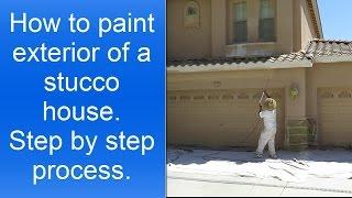 How to paint house exterior.