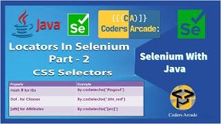 Locators In Selenium - CSS Selectors  tutorial  2022 - Part 2