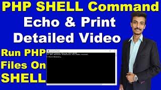 How to run PHP file on Command-Line Using XAMPP Shell, PHP Echo statement in detail, Cyber Warriors