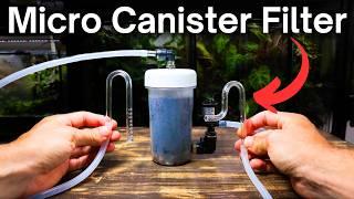 How To Make a Mini Canister Filter For Nano Aquariums!