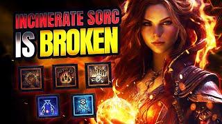 Incinerate Sorcerer Is BROKEN NOW | The BEST Levelling Build (Lvl 1-70+) | Diablo 4 Season 5