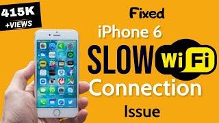 iPhone 6 WiFi slow? Here's the way to speed up