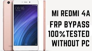 Redmi 4A frp bypass,mi redmi 4a frp bypass,redmi 4a gmail account unlock new methot,100% working