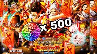 One Piece Treasure Cruise 500 GEMS 9th Anniversary Summon !! Massives Ergebnis !! [German/Deutsch]