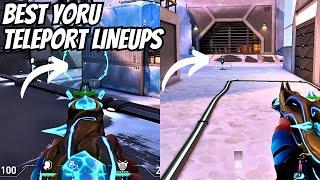 BEST Yoru Teleport Lineups for ALL MAPS You Need to Know