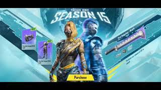 SEASON 15 ROYAL PASS// 100 RP OUTFIT AND EMOTES// 1 TO 100 REWARDS PUBG MOBILE 