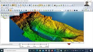 (Tutorial- 02)Terrain layer analysis of Global Mapper Software.