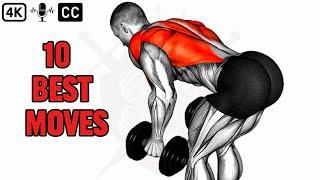 V-TAPER Back: 10 BEST Moves for Building a Wide Back and Shoulders!