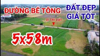  Lô đất đẹp, đường xe hơi, diện tích 5x58m thổ cư, xã Đức Lập Hạ, huyện Đức Hoà, Long An