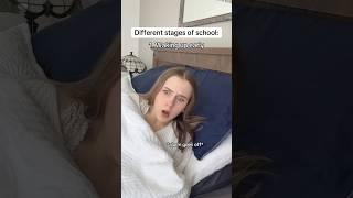 The different stages of school #pov #comedy #skit #relatable