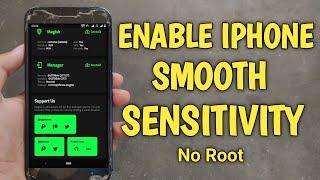 How To Enable iPhone Sensitivity | Smooth Android & Game Lag Fix - No Root