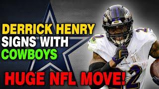 Breaking: Derrick Henry Signs with Cowboys in Major NFL Move! [Dallas Cowboys News]