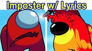 Friday Night Funkin' VS Imposter but with Lyrics | Cartoon Cat: Freakpostor (FNF Mod) (Among Us)