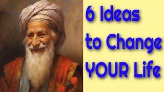 6 Life Changing Ideas Inspired by Rumi - Motivational Video for Self Improvement 