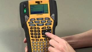 How to create a Barcode label on the Rhino 6000