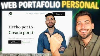 Creo una WEB de Portafolio Profesional en MINUTOS con IA ‍ Tutorial FÁCIL y Rápido