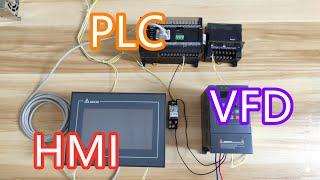PLC & HMI analog output programming-VFD frequency control