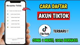 Cara Buat Akun Tiktok | Cara Daftar Akun Tiktok