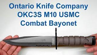 Ontario Knife Company OKC3S M10 USMC Combat Bayonet