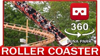 360° VR VIDEO - ROLLER COASTER - Luna Park Video - First Person - VIRTUAL REALITY 3D