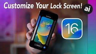 How to CUSTOMIZE Your Lock Screen in iOS 16!!