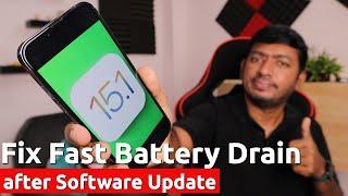 iOS 15.1 Fast Battery Drain Problem after Update?  TRY THIS FIX
