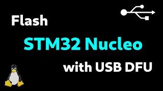 Flash STM32 Nucleo using USB DFU