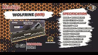 RAM KIMTIGO WOLFRINE (WR) 8GB DDR4 3200MHz