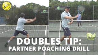 Tennis Tip: Doubles Partner Poaching Drill