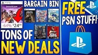 TONS of New PlayStation Game DEALS and FREE PSN Stuff!