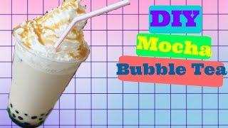 DIY Mocha Bubble Tea|How To Make Mocha Bubble Tea