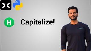 Capitalize! [HackerRank] | Python | Capitalize() in Python | Python for Beginner