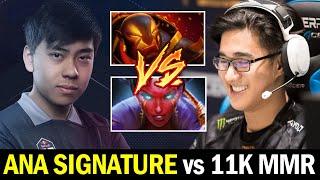 ANA vs ABED — Signature Ember Spirit vs 11K MMR Dota 2