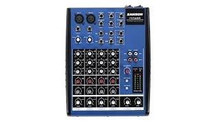 Samson MDR 624 Mixer Review German