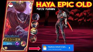 Script Skin Hayabusa Epic Old Full Effect Voice - Patch Terbaru | No Password | Mlbb