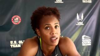 Debbie Dunn Interview After Her 4th Place at the 2012 US Olympic Track Trials 400m