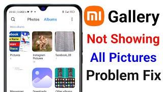 How to Fix Redmi Gallery Not Showing All Pictures।Redmi Mi Gallery Photo Not Showing Problem Solve