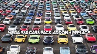 How to download and install MEGA 980 (Add-On+Replacement) Cars Pack for GTA V 2019 Complete Tutorial