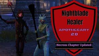 ESO PvP / 1 bar Nightblade Healer: Apothecary: 2.0 Updated for Necrom chapter