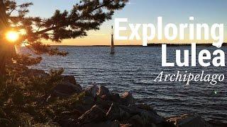 Exploring Lulea archipelago in Swedish summer Lapland