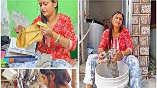 सुबह सुबह New Trip की हो रही तैयारी | House Cleaning Vlog Indian Mom Saree | Indian Vlog #housewife
