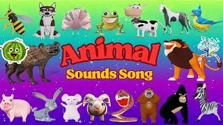 The Animal Sounds Song || What Do The Animals Say? AS1AS8 || EduFam || Kids Songs and Nursery Rhymes